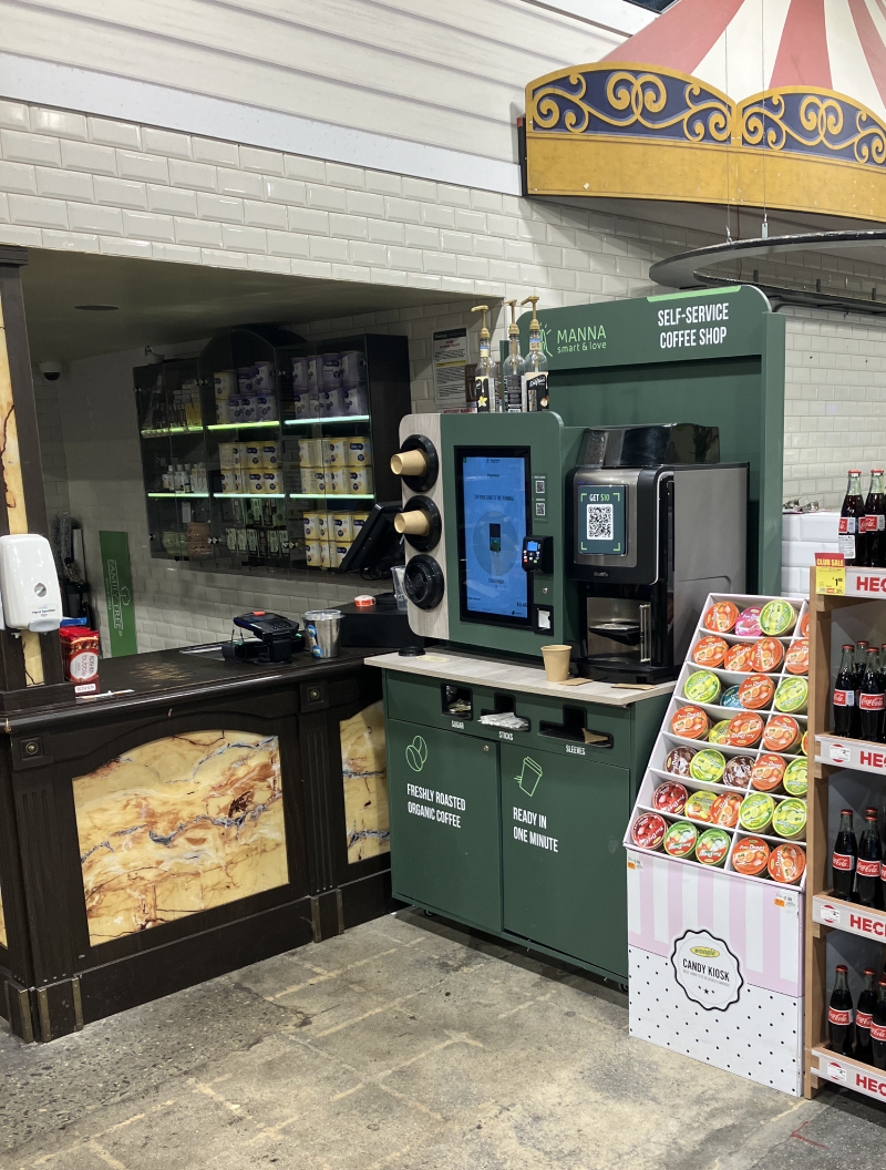 Premium vending machine setup at sports facility in Somerset, NJ